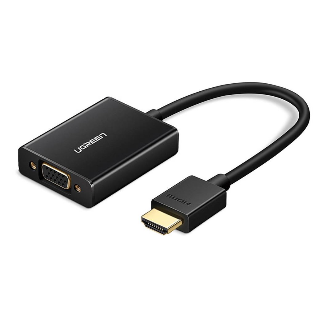UGREEN MM102 HDMI-VGA adapter, fekete (40233) (UG40233)