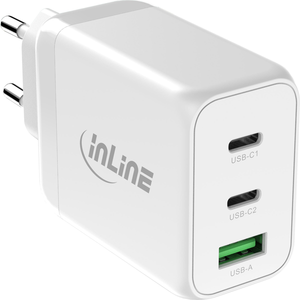 InLine 31506E Ladegerät für Mobilgeräte Universal Weiß AC Schnellladung Drinnen