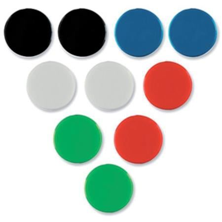 NOBO mágneskorong mágnestáblákhoz 8db kék (VN1443) (VN1443)