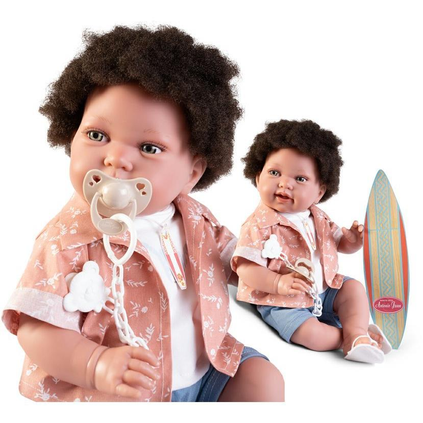 Antonio Juan 33361 Pipo Hair - valósághű baba puha szövettesttel - 42 cm (8435083634057)