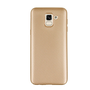 Szilikon telefonvédő (karbon minta) ARANY [Samsung Galaxy J6 (2018) SM-J600F]