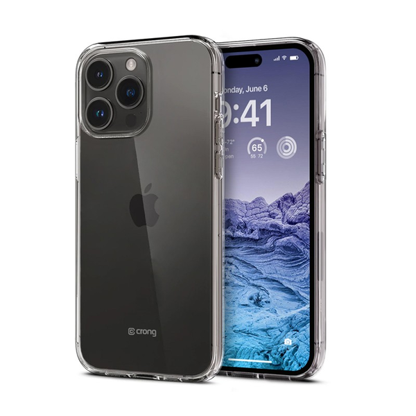 Crong Zadní Kryt pro Apple iPhone 15 Pro, bezbarvá
