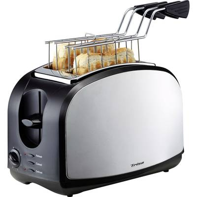 Trisa Crispy Snack Kenyérpirító Nemesacél, Fekete (7361.4212) (7361.4212)