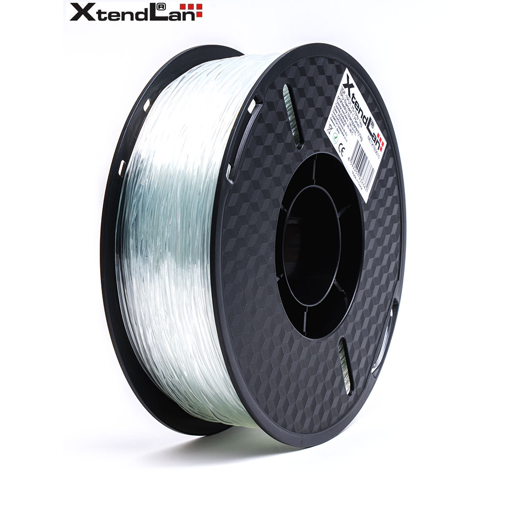 XtendLAN 3DF-TPU1.75-TPN Filament TPU 1.75mm 1kg - Átlátszó (3DF-TPU1.75-TPN 1KG)