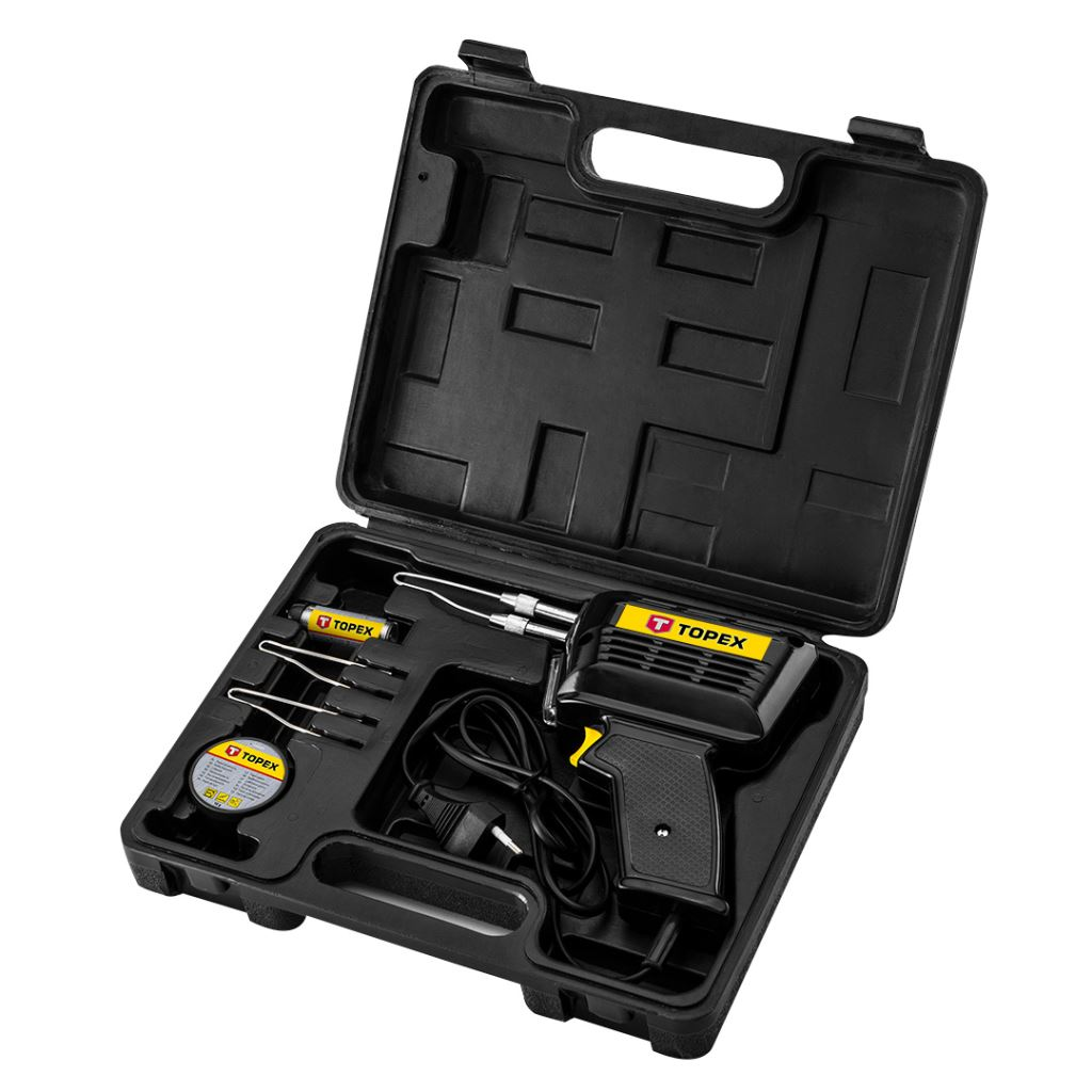 Topex forrasztópáka 150W kiegészítőkkel, kofferben (44E005) (44E005)