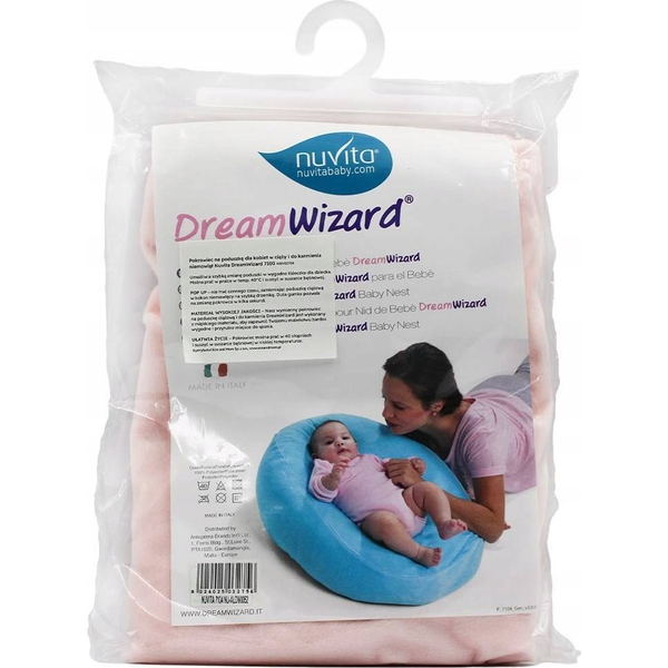 Nuvita babafészek huzat Dreamwizard kismama párnához - pink - 7104