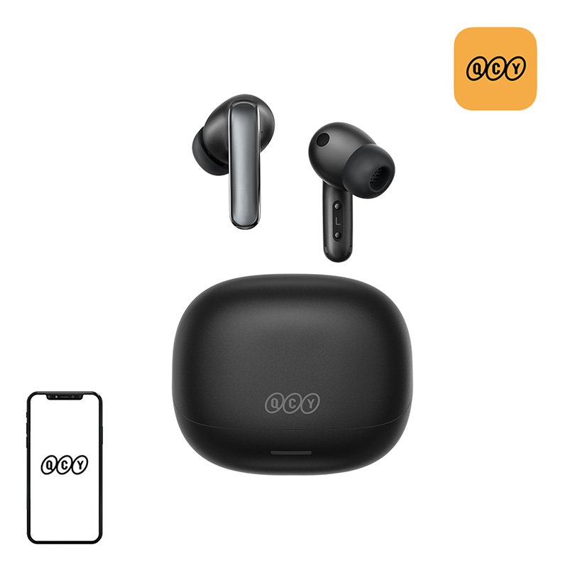 Слушалки QCY MeloBuds N65, черни