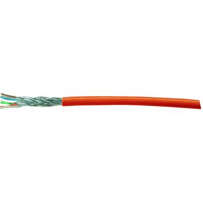 Kash 70M049 Hálózati kábel CAT 7 S/FTP 4 x 2 x 0.25 mm2 Narancs 25 m (70M049)