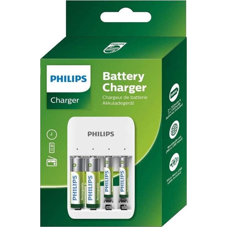 ELEM TÖLTŐ AA/AAA 2db AAA 700mAh és 2db AA 1300mAh (22192)