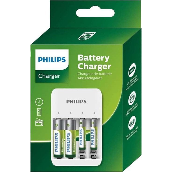 ELEM TÖLTŐ AA/AAA  2db AAA 700mAh és 2db AA 1300mAh