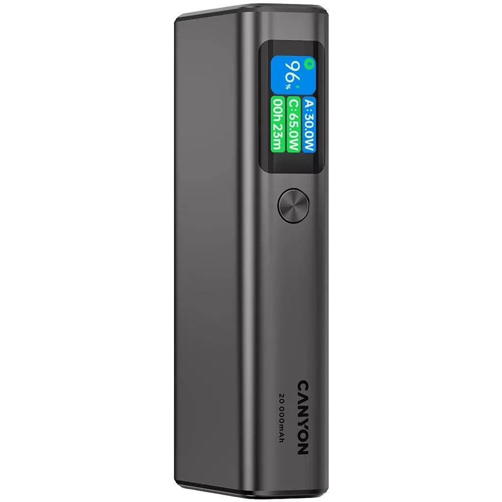Canyon OnPower 230 Power Bank 20000mAh 130W Sötétszürke (CNS-CPB230DG)