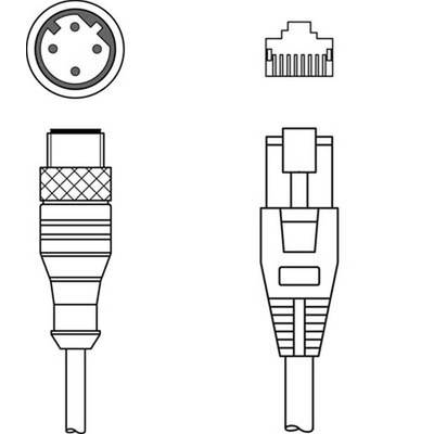 Leuze Electronic 50135083 Összekötő vezeték 1 db (50135083)