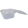 Ételtároló doboz, egybefedeles, műanyag, szögletes, 250 ml, 100 db, "Party", víztiszta (KHMU290)