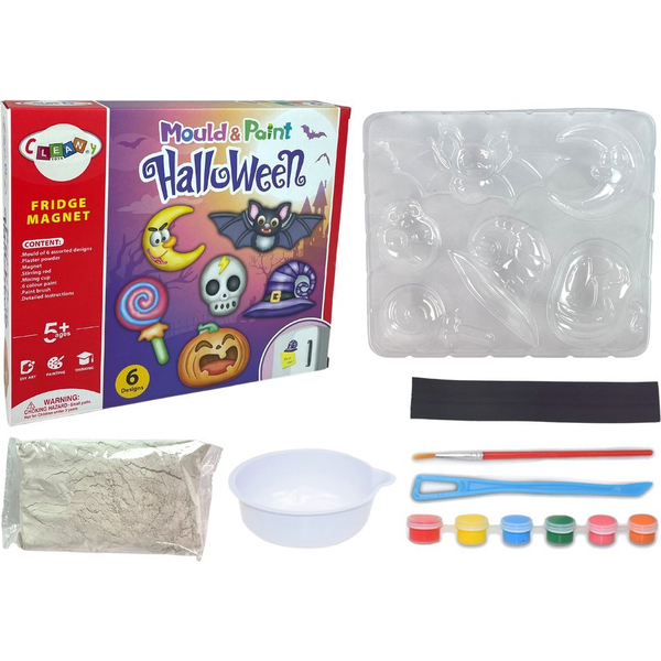 Halloween Mágnesek Gipszöntvények Sütőtök Készlet 10926