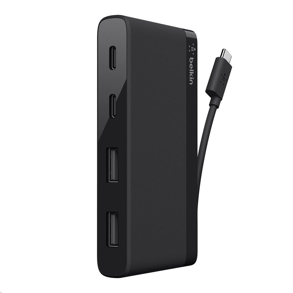 Belkin USB-C 4-Port Mini Hub fekete (F4U090btBLK) (F4U090btBLK)