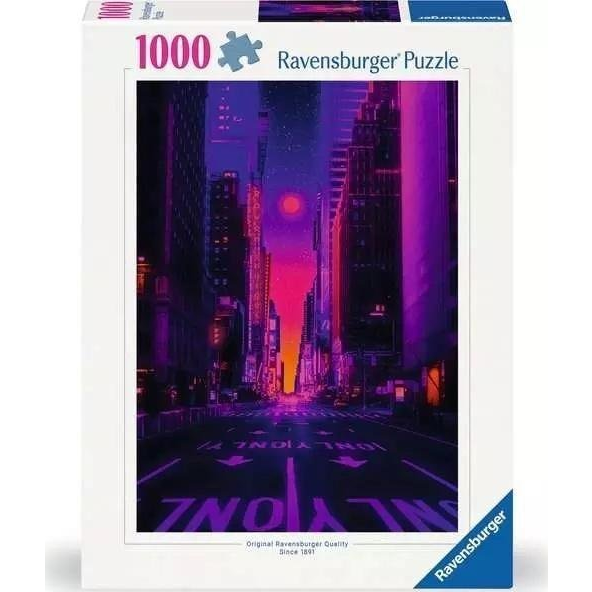 Ravensburger New York neon színben 1000 darabos puzzle