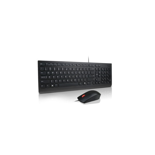 LENOVO Vezetékes Billentyűzet és egér - Essential Wired Combo Keyboard and Mouse (Hungarian 208) (4X31R64418)