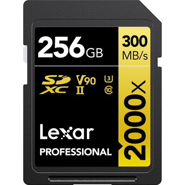 Lexar SDXC Pro 2000X 256 GB