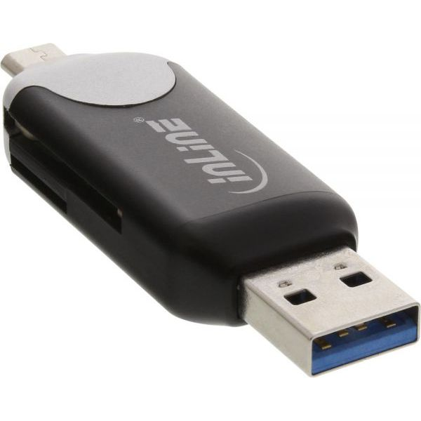 InLine 66779C lettore di schede USB/Micro-USB Nero