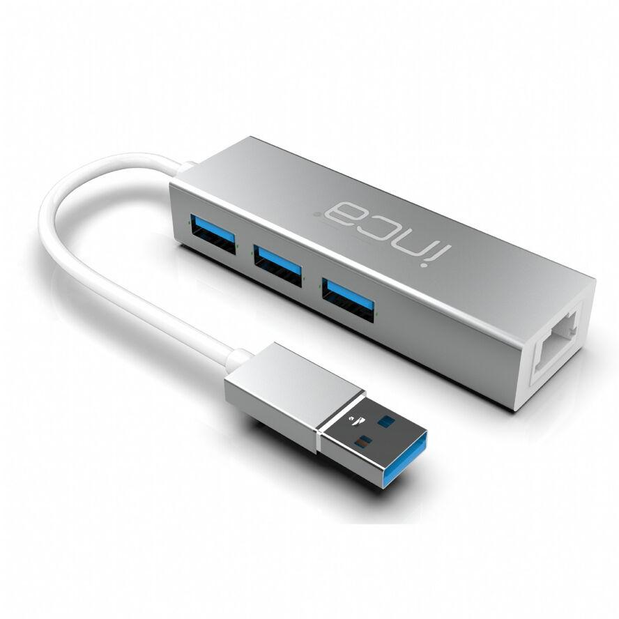 Cian Technology USB-A - 3xUSB-A/RJ45 INCA Adapter (IUSB-03T)