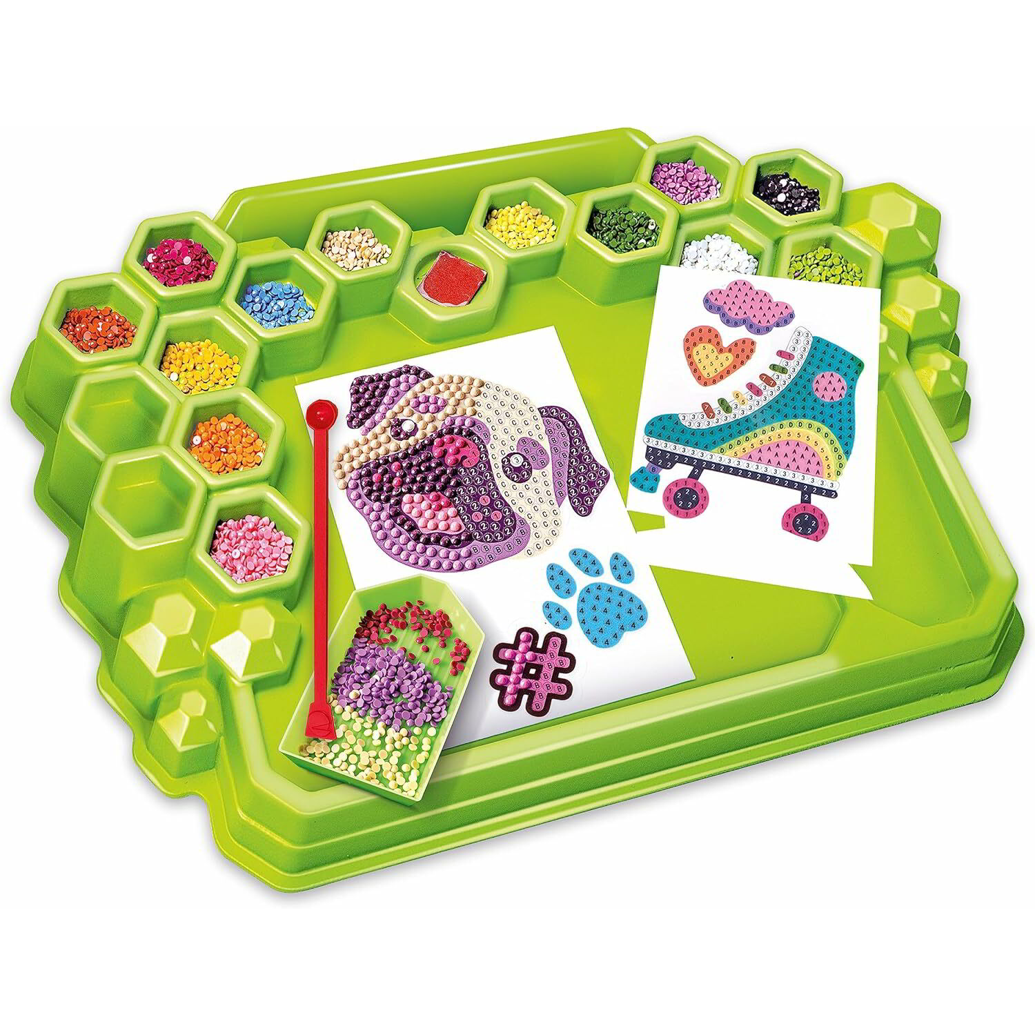 Clementoni Idea Art Csillogó díszek (18742)