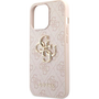Guess PU 4G Metal Logo Apple iPhone 13 Pro Max hátlap tok, rózsaszín