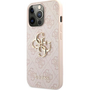 Guess PU 4G Metal Logo Apple iPhone 13 Pro Max hátlap tok, rózsaszín