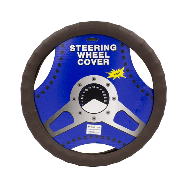 Homasita kormányvédő 37-39cm barna műbőr (56SWC1325)