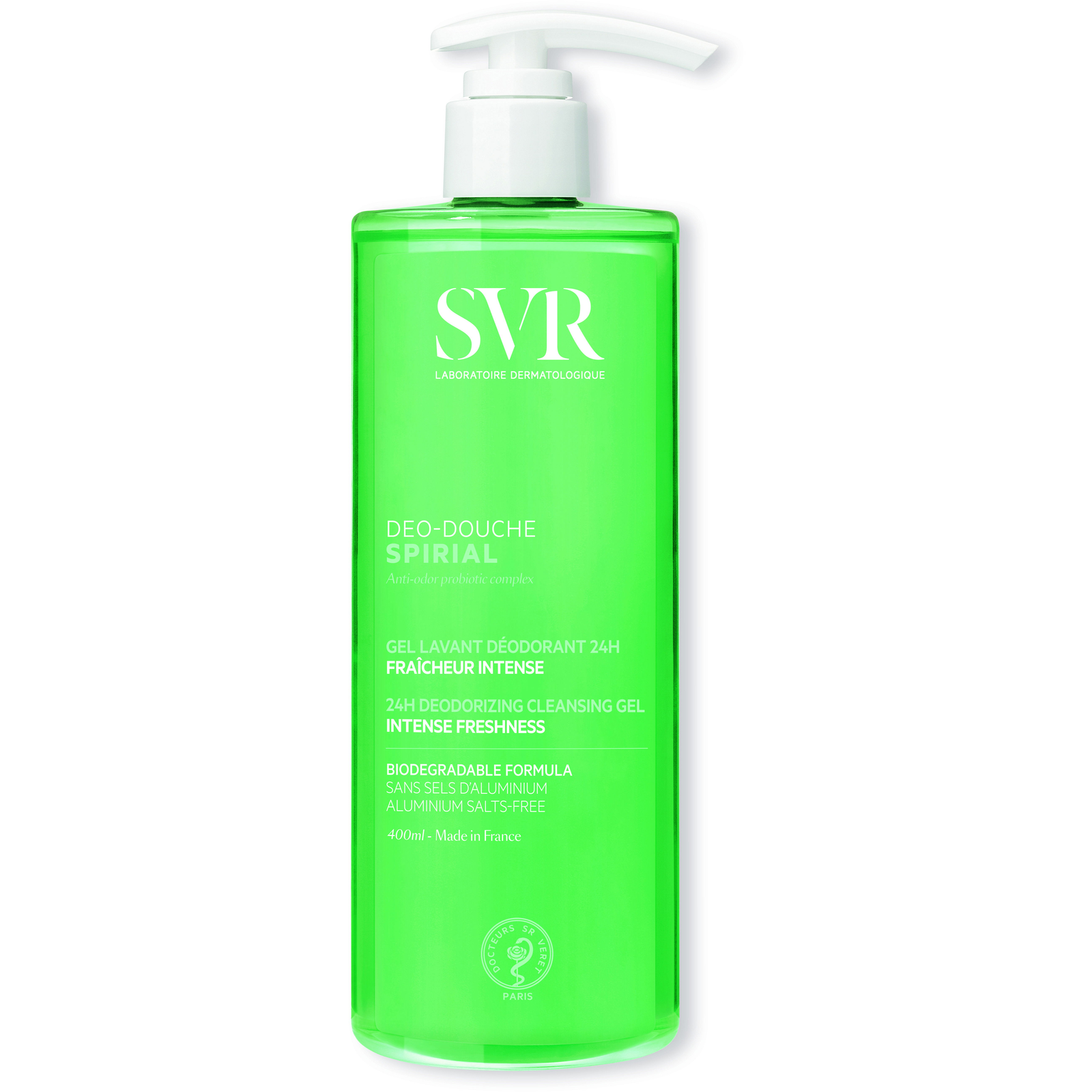 SVR Spirial Deo Douche tusfürdő gél, 400 ml (3662361002702)