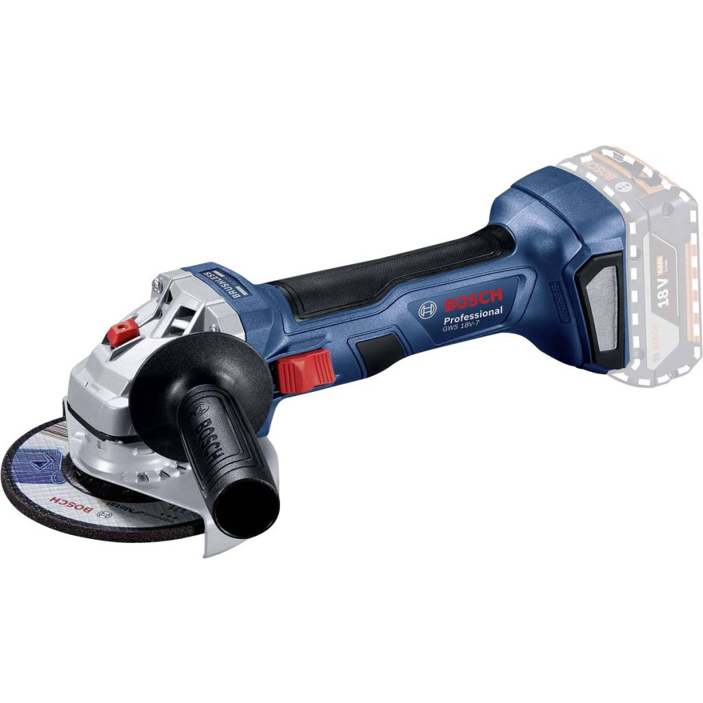 Bosch GWS 18V-7 Professional uhlová brúska 12,5 cm 11000 ot/min 1,6 kg (06019H9001)