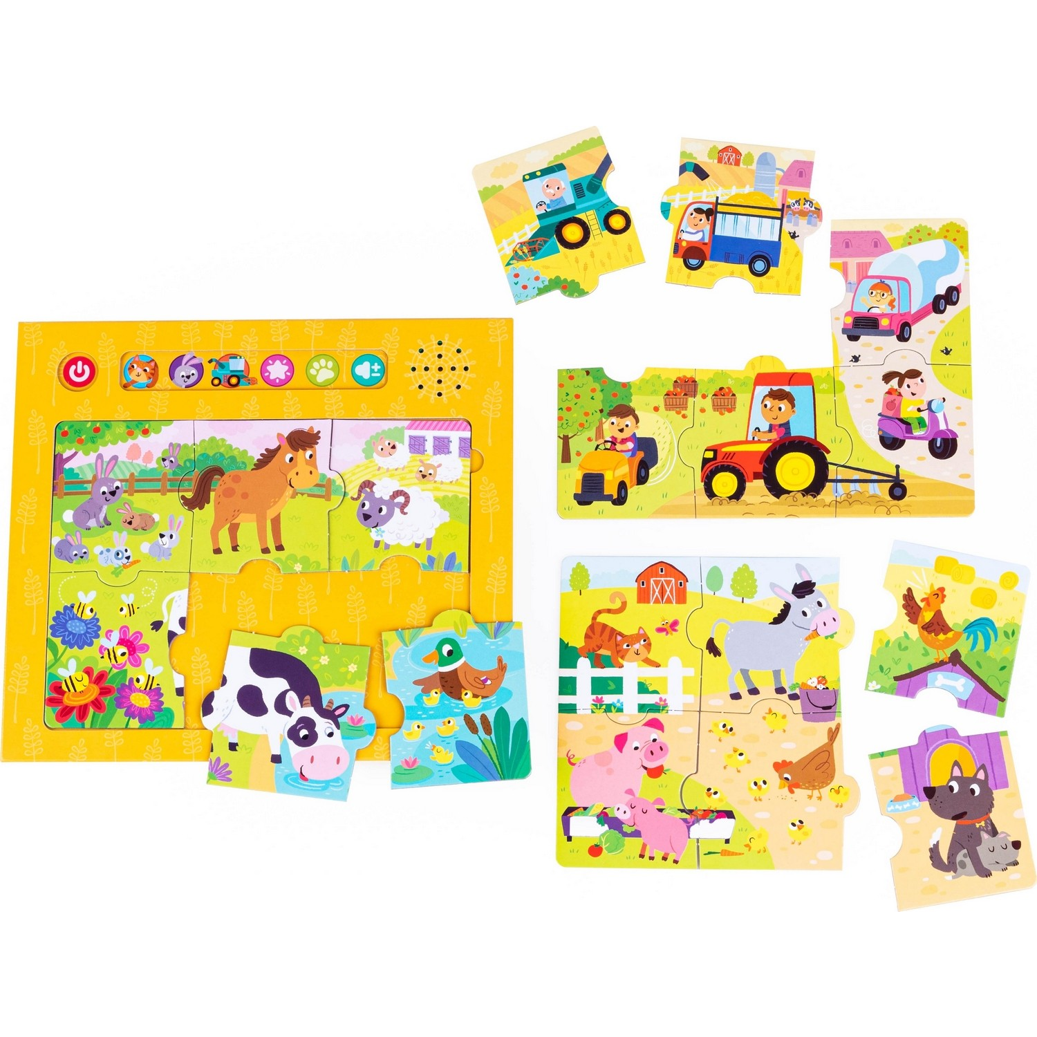 Dumel Discovery Interaktív puzzle - Élet a farmon (DG 82726)