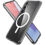 Кейс за Samsung Galaxy S24, Spigen Crystal Hybrid OneTap Ring MagSafe, Бял