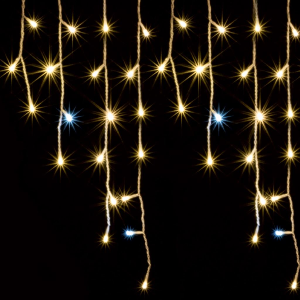 Somogyi KAF 300L 5M LED-es Fényfüggöny sziporkázó IP44 5m meleg fehér (KAF 300L 5M)