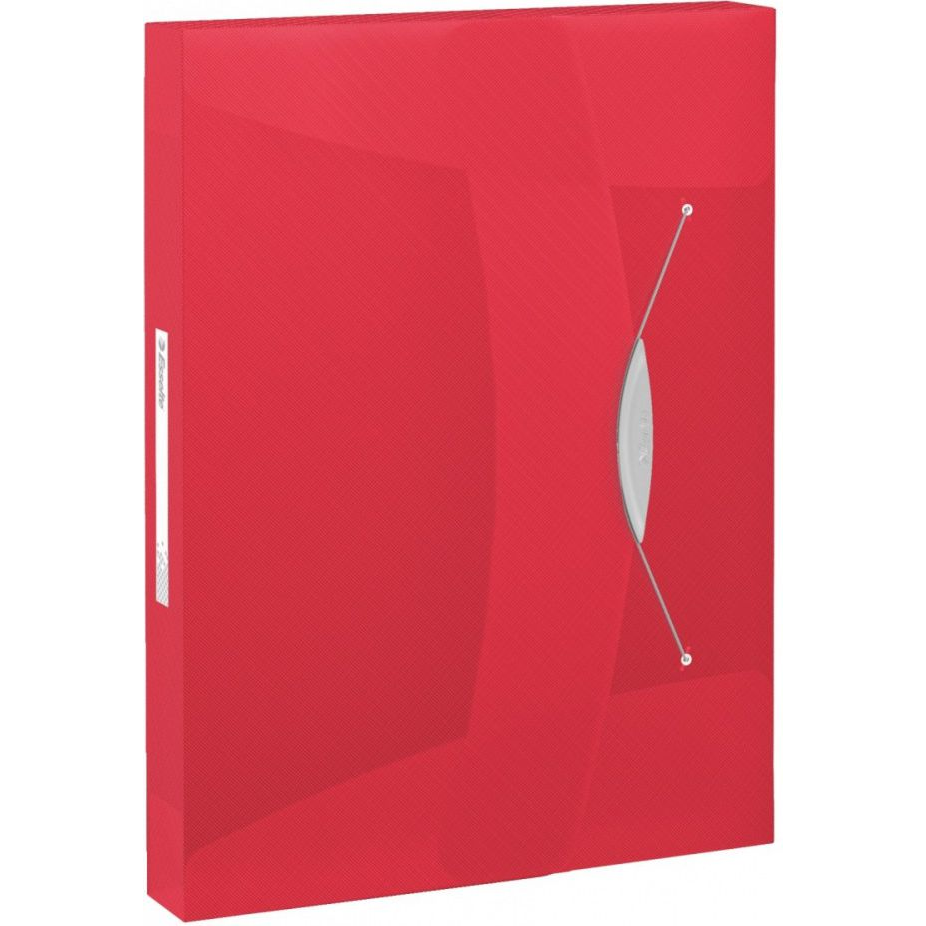 Esselte Vivida Jumbo Gumis Mappa - A4, 40 mm, Piros (624048)