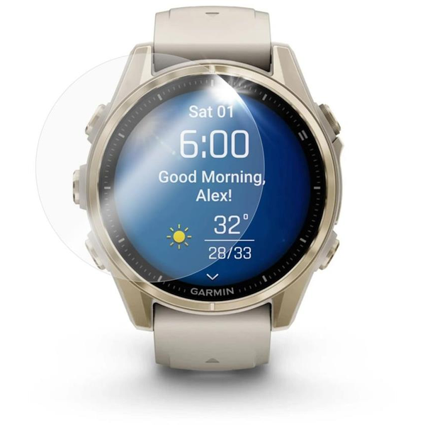 FIXED Garmin Fenix 8 üvegfólia - 43mm, átlátszó, 2db