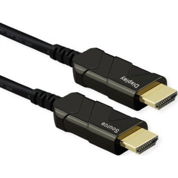 ROLINE Kábel HDMI, Optikai, UHD, (AOC),M/M, 30m