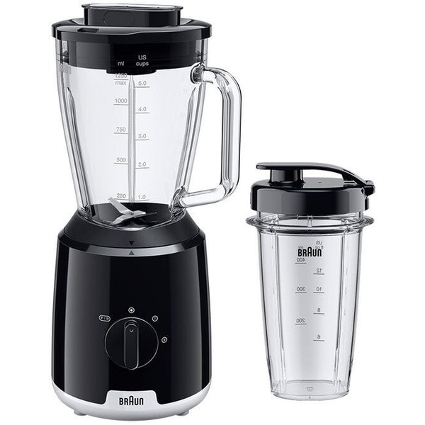 Braun JB1051 1,25 l Blender voor op aanrecht 600 W Zwart