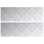 Alumínium Kockás Lemezek 2 db Csúszásmentes 60x20 cm