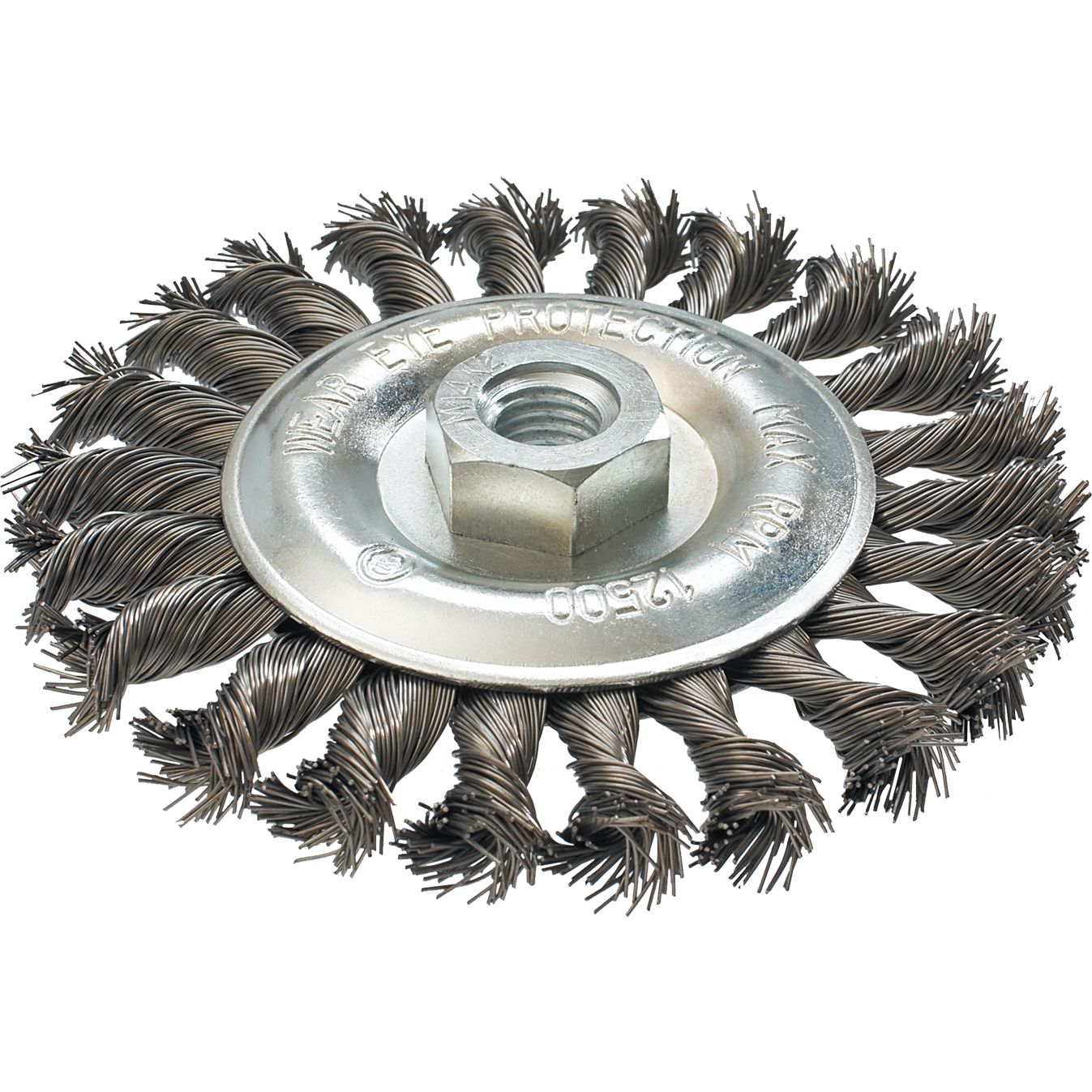 Drótkefe 115 mm x M14, Inox (57H596)