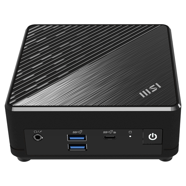 MSI Cubi N ADL-006DE Intel® N N200 4 GB DDR4-SDRAM 128 GB SSD Windows 11 Pro Mini PC Мини РС Черен