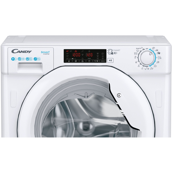 Candy Smart Inverter CBWO 49TWME-S перална машина Предно зареждане 9 кг 1400 об/мин Бяла