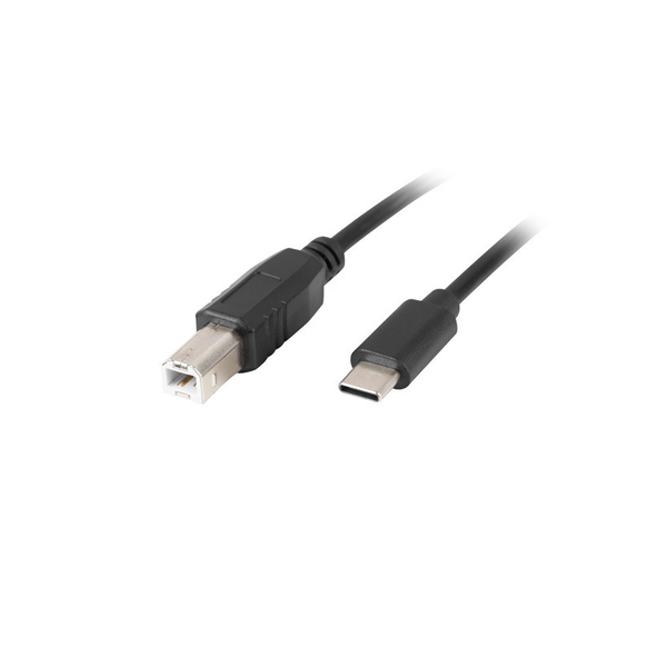 Kabel USB typ B - USB typ C Lanberg CA-USBA-13CC-0030-BK 3 m černý