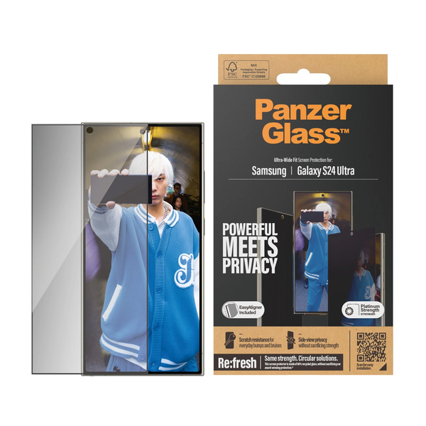 PanzerGlass Ultra Wide Fit Privacy Doorzichtige schermbeschermer Samsung 1 stuk(s)