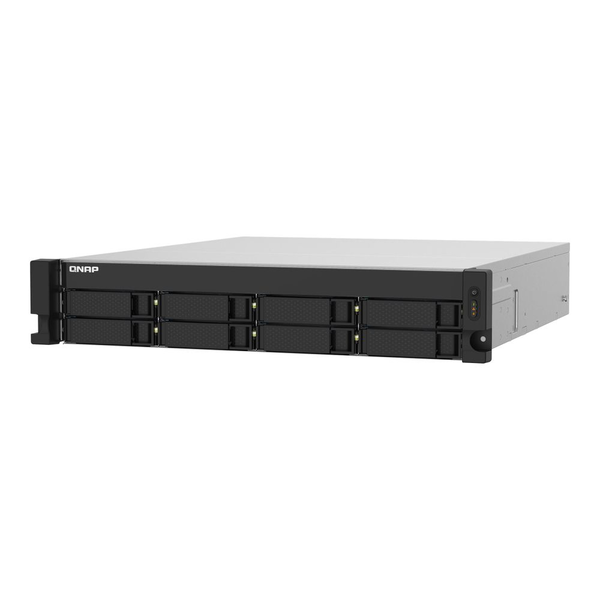 QNAP TS-832PXU NAS Rack (2U) Připojení na síť Ethernet Hliník, Černá AL324