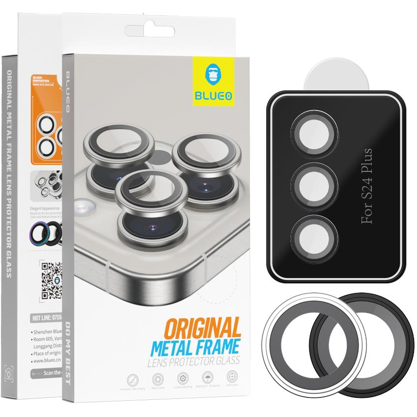Blueo Camera Lens Protector Black Samsung Galaxy S24+üvegfólia (BCL-S24P-BLACK)