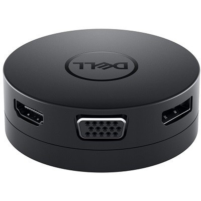 DELL DA300 Cablato USB 3.2 Gen 2 (3.1 Gen 2) Type-C Nero
