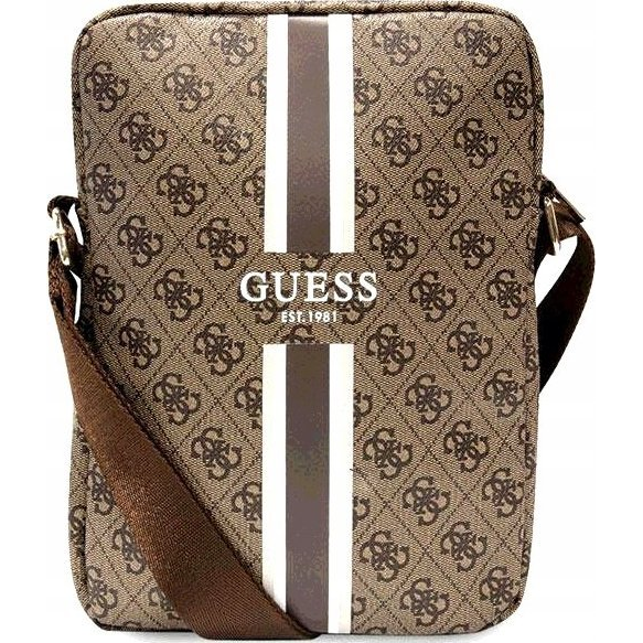 Guess 4G Stripes GUTB10P4RPSW 10" tablet táska, barna
