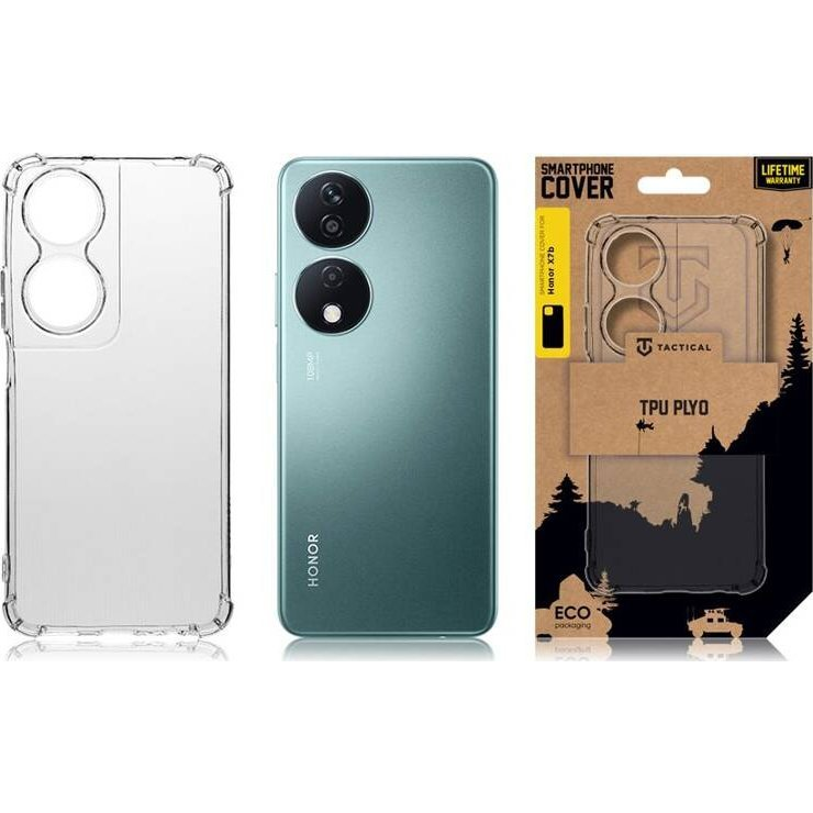 Tactical TPU Plyo Honor X7b hátlap tok, átlátszó