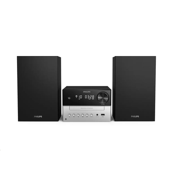 Philips TAM3205 Home audio micro system 18 W Sort, Sølv