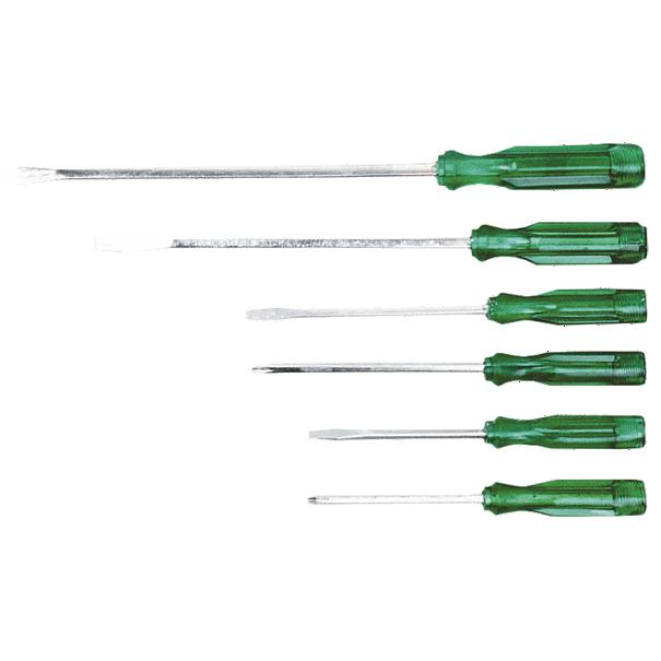 Top Tools 39D104 Csavarhúzó Készlet 6db, Műanyag Nyéllel (39D104)